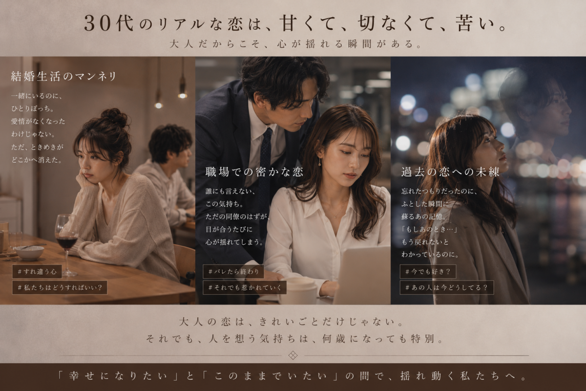 日々を忙しく生きる30代へ。本当に投資したい「極上の癒やし」アダルト作品
