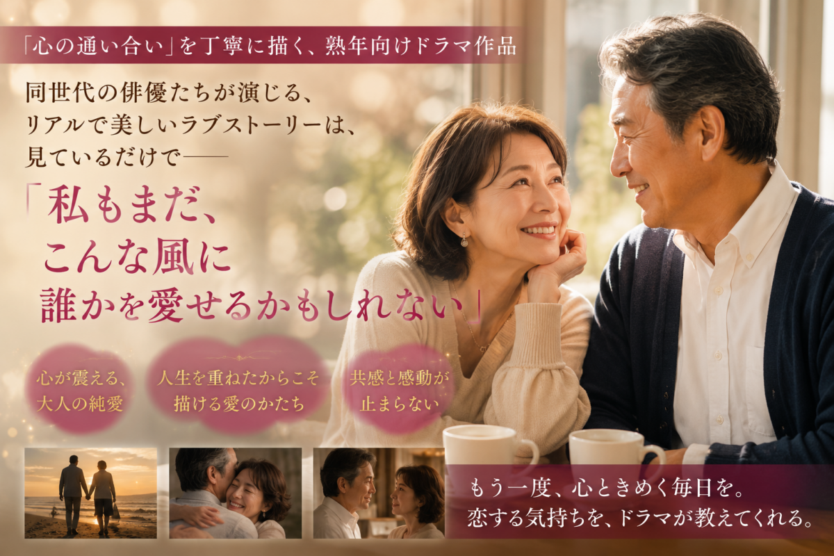 人生後半戦、もっと艶やかに。60代から出会うべき「心と身体を震わせる」上質なアダルト作品のスス