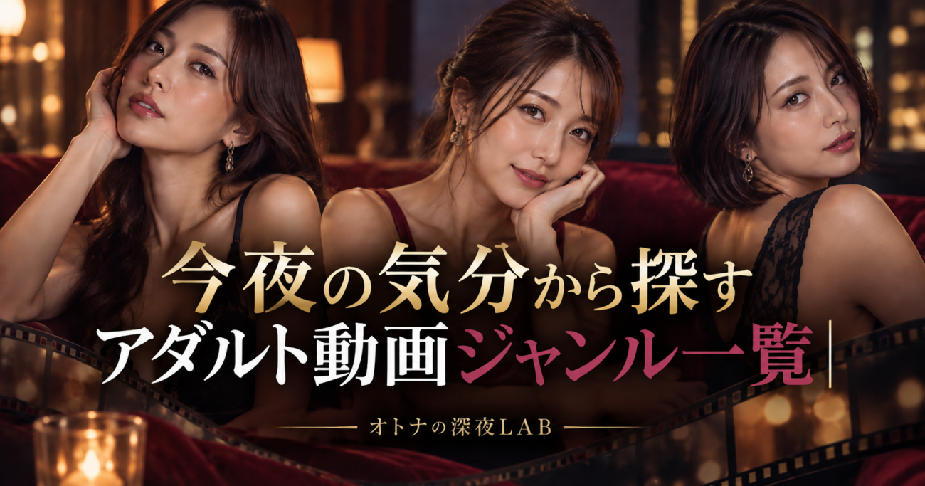 今夜の気分から探すアダルト動画ジャンル一覧｜大人の深夜LAB