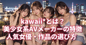 kawaii*とは？美少女系AVメーカーの特徴・人気女優・作品の選び方
